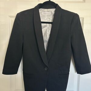 James Jeans Black Shawl Collar Blazer
